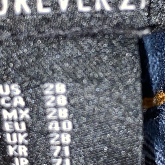 Forever 21 Men's Dark Blue Skinny Jeans - Picture 2 of 4